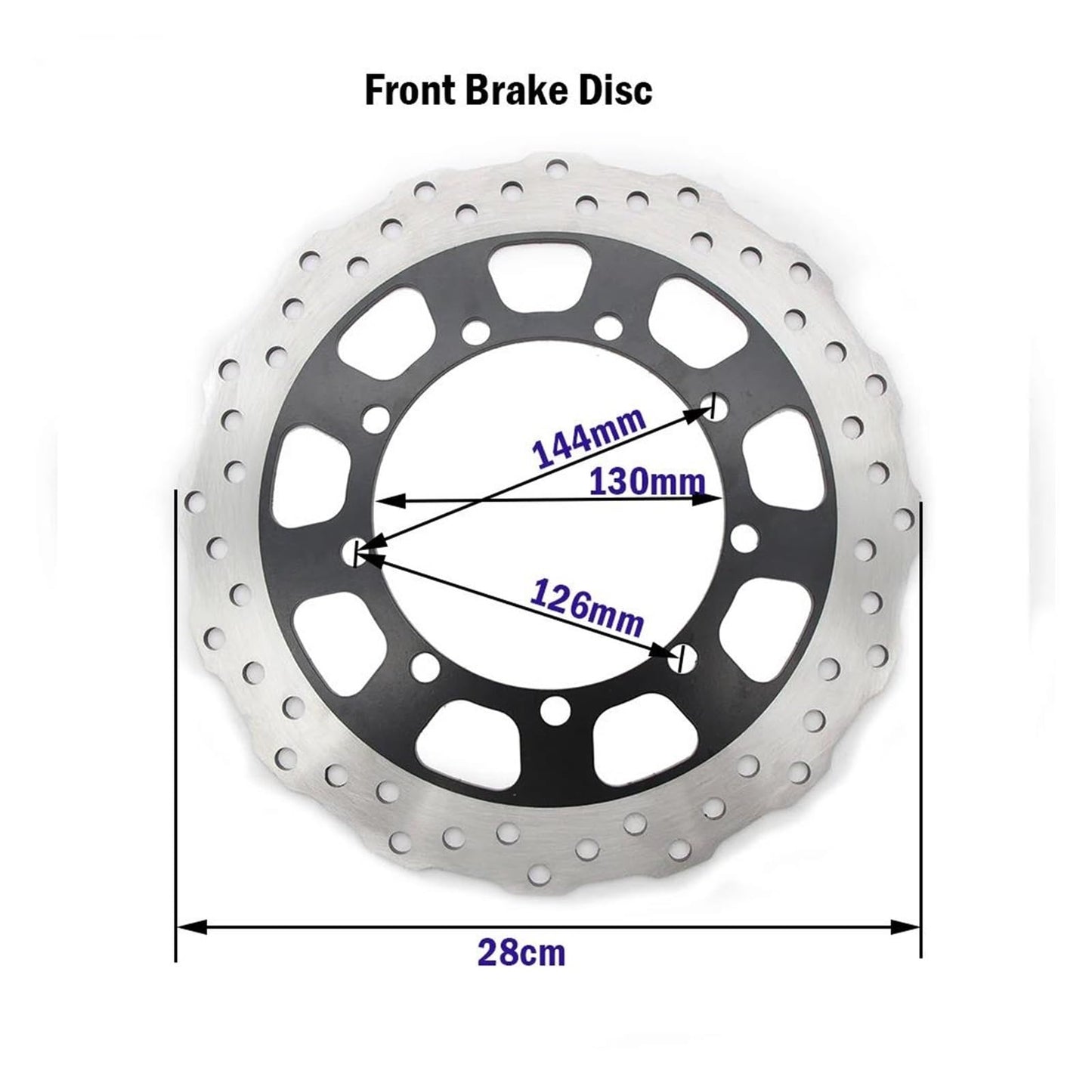 DISCO FRENO DELANTERO KAWASAKI KLR650 REFERENCIA 41080-0099-11H