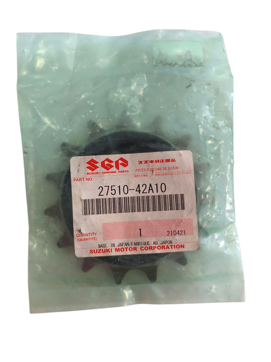 PIÑON EJE MOTRIZ SUZUKI DR200 ORIGINAL REFERENCIA 27510-42A10