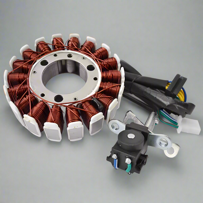 CORONA BOBINA STATOR HONDA XR125L 18 BOBINAS 3 HUECOS REFERENCIA 31120-KRH-D00 31120-KRH-D01