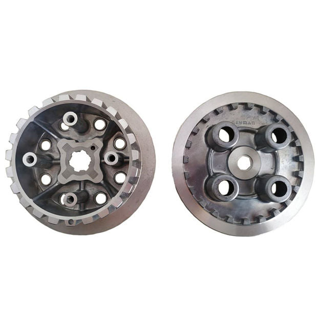 PLATO INTERNO Y PRENSA EMBRAGUE YAMAHA DT125K DT175K MARCA KEYMAN REFERENCIA 18G-16371-00 18G-16351-00